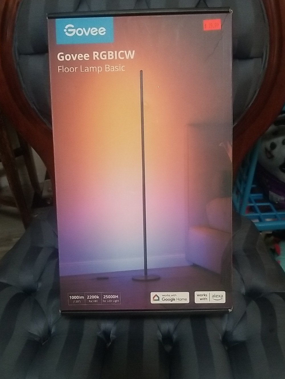 Govee RGBICW Floor Lamp Basic - Black